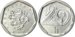 World Coins - Coin, Czech Republic, 20 Haleru, 1996, , Aluminum, KM:2.1
