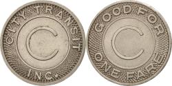 Us Coins - United States, City Transit Inc., Token