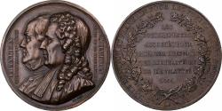 World Coins - France, Token, Société Franklin et Montyon, 1833, Bronze, Barre,