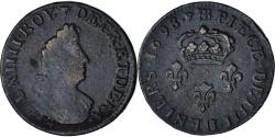 World Coins - Coin, France, Louis XIV, Quatre deniers de Strasbourg, 4 Deniers, 1698