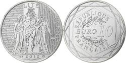 World Coins - France, 10 Euro, Hercule, 2012, MDP, Silver,