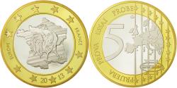 World Coins - France, Medal, L'Europe, 5 Euro Essai, 2013, , Copper Plated Silver