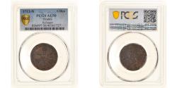 World Coins - France, Louis XIV, 6 Deniers, 1712, Montpellier, Restrike, Copper, PCGS,