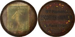 World Coins - Coin, France, Escoffier & Hamelin MORLAIX, 5 Centimes, Timbre-Monnaie