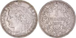 World Coins - Coin, France, Cérès, 5 Francs, 1870, Paris, , Silver, KM:819