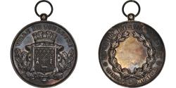 World Coins - France, Medal, Exposition Internationale, Toulouse, Musique, 1887,