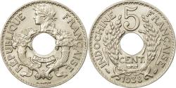 World Coins - Coin, FRENCH INDO-CHINA, 5 Cents, 1938, Paris, , Nickel-brass, KM:18.1a