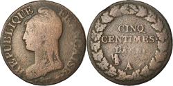 World Coins - Coin, France, Dupré, 5 Centimes, AN 5, Paris, , Bronze, KM:640.1
