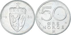 World Coins - Norway, 50 Öre, 1988, , Copper-nickel