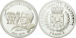 World Coins - France, Medal, Alexandre Dumas, History, , Silver