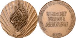 World Coins - France, Medal, 25 ans de la Libération des Camps, 1970, MDP, Bronze,