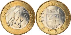 World Coins - Finland, 5 Euro, 2010, Vantaa, , Bi-Metallic, KM:156