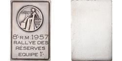 World Coins - France, Medal, Rallye des Reserves, Automobile, 1957, , Silvered bronze