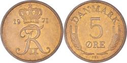 World Coins - Coin, Denmark, 5 Öre, 1971