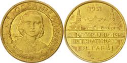 World Coins - France, Medal, Exposition Coloniale Internationale, Paris 1931, Océanie, Arts &