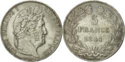World Coins - Coin, France, Louis-Philippe, 5 Francs, 1844, Rouen, , Silver