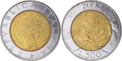 World Coins - Coin, Italy, 500 Lire, 1998, F.A.O. - IFAD, , Bi-Metallic, KM:193