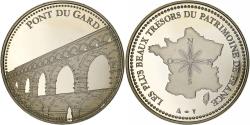 World Coins - France, Medal, Le Pont du Gard, Copper-nickel,