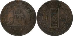 World Coins - French Indo-China, Cent, 1887, Paris, Bronze, , KM:1