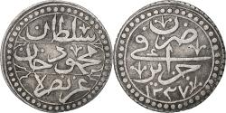 World Coins - Algeria, Mahmud II, 1/4 Budju, 1822/AH1237, Silver,