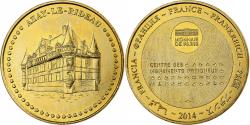 World Coins - France, Token, 37/ Château d'Azay-le-Rideau, 2014, Copper-nickel Aluminium