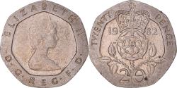World Coins - Coin, Great Britain, Elizabeth II, 20 Pence, 1982, , Copper-nickel