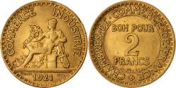 World Coins - Coin, France, Chambre de commerce, 2 Francs, 1921, Paris,