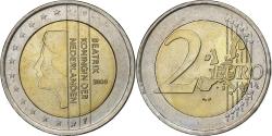 World Coins - Netherlands, 2 Euro, 2000, Utrecht, Bi-Metallic,