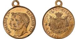 World Coins - France, Medal, Napoléon III, 2ème Fête Impériale du 15 Août, 1854, Brass