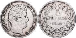 World Coins - France, Louis Philippe I, 5 Francs, 1831, Rouen, Silver,