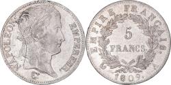 World Coins - Coin, France, Napoléon I, 5 Francs, 1809, Paris, , Silver, KM:694.1