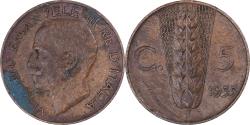 World Coins - Coin, Italy, 5 Centesimi, 1935