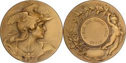 World Coins - France, Medal, Ecole des Beaux Arts de Rouen, Bronze, Bottée,