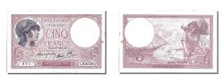 World Coins - Banknote, France, 5 Francs, 5 F 1917-1940 ''Violet'', 1939, 1939-08-10, UNC(63)
