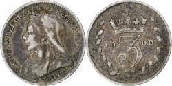 World Coins - Coin, Great Britain, Victoria, 3 Pence, 1900, , Silver, KM:777