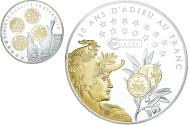 World Coins - France, Medal, 10 ans d'adieu au Franc, Liberté, Égalité, Fraternité
