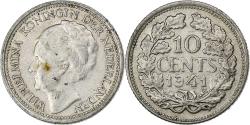 World Coins - Netherlands, Wilhelmina I, 10 Cents, 1941, Silver, , KM:163