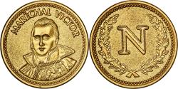 World Coins - France, Token, Napoléon Ier, Maréchal Victor, Copper-Nickel-Aluminum