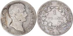 World Coins - Coin, France, Napoleon I, Franc, An 12, Paris, , Silver, KM:656.1