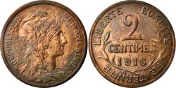 World Coins - Coin, France, Dupuis, 2 Centimes, 1916, Paris, , Bronze, KM:841