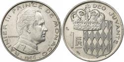 World Coins - Monaco, Rainier III, Franc, 1966, Nickel, , KM:140