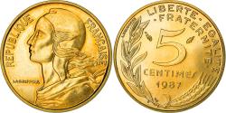 World Coins - Coin, France, Marianne, 5 Centimes, 1987, Paris, , Aluminum-Bronze