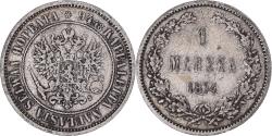 World Coins - Coin, Finland, Alexander II, Markka, 1874, Helsinki, , Silver, KM:3.2