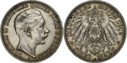 World Coins - German States, PRUSSIA, Wilhelm II, 3 Mark, 1912, Berlin, Silver,