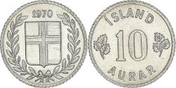 World Coins - Coin, Iceland, 10 Aurar, 1970, , Aluminum, KM:10a