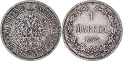 World Coins - Coin, Finland, Alexander II, Markka, 1874, Helsinki, , Silver, KM:3.2