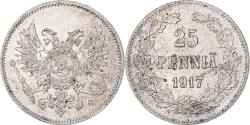 World Coins - Coin, Finland, Nicholas II, 25 Penniä, 1917, Helsinki, , Silver