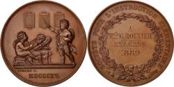 World Coins - France, Medal, French Third Republic, 1889, Copper, Domard,