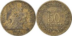 World Coins - Coin, France, Chambre de commerce, 50 Centimes, 1922, Paris,