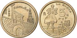 World Coins - Spain, Juan Carlos I, 5 Pesetas, 1996, Madrid, Aluminum-Bronze,